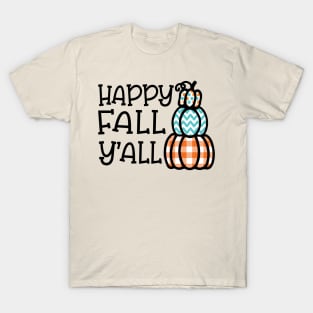 Happy Fall Y’all Halloween Autumn Southern Cute T-Shirt